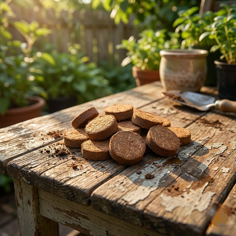 Compressed Peat Pellets for Seed Starting and Plant Propagation