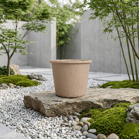Biodegradable Seedling Pot with Drainage Holes for Gardening and Plant Propagation
