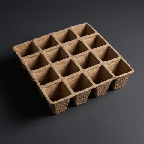 Multi-Cell Seed Starting Tray for Seedling Propagation and Garden Planting