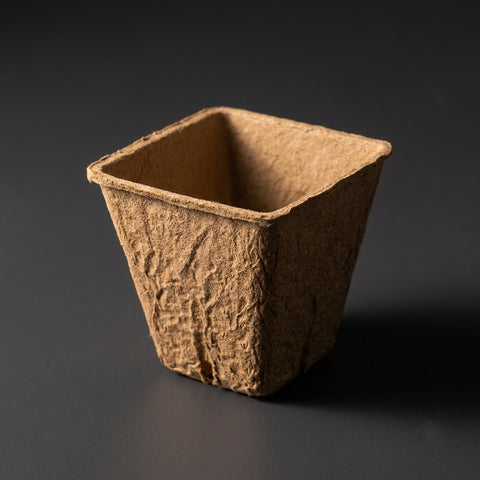 Biodegradable Square Peat Pot for Seed Starting and Plant Propagation