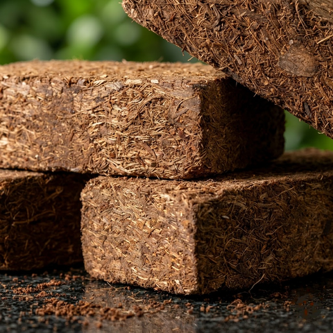 Compressed Coco Coir Block Organic Growing Medium for Plants and Gardening