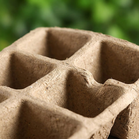 Biodegradable Multi-Cell Seed Starter Tray for Plant Propagation and Gardening