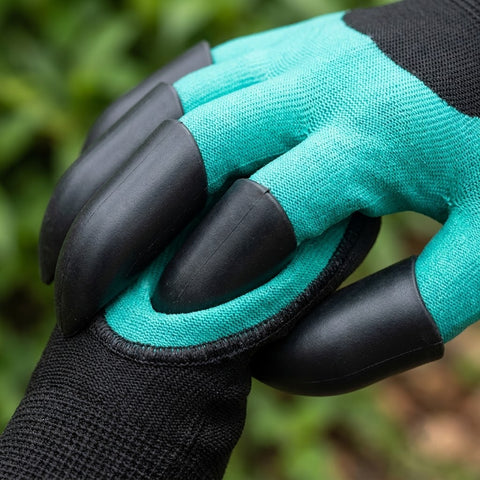 Garden Gloves with Built-in Digging Claws and Breathable Fabric for Planting and Weeding