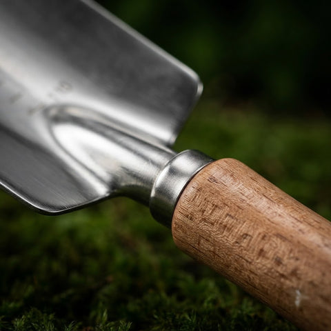 Ergonomic Wooden Handle Garden Hand Tool Set for Planting and Weeding