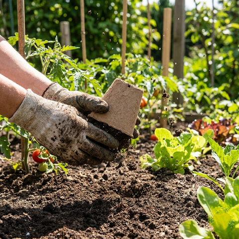 Biodegradable Square Peat Pot for Seed Starting and Plant Propagation