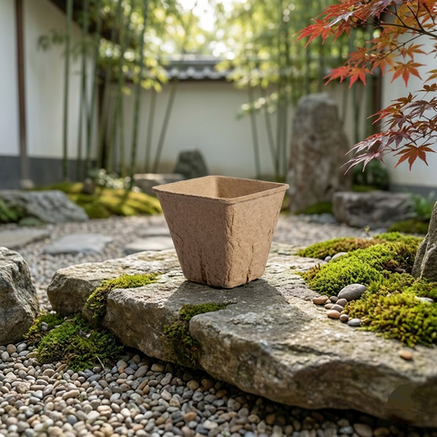 Biodegradable Square Peat Pot for Seed Starting and Plant Propagation